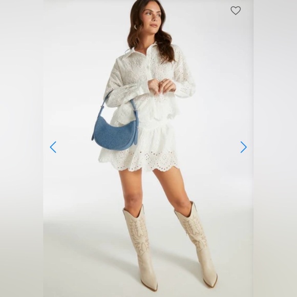 Blue Denim Shoulder Bag - Picture 2 of 6